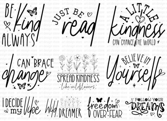 Download Boho Inspirational Quotes SVG PNG Bundle - Inspirational quotes Collection